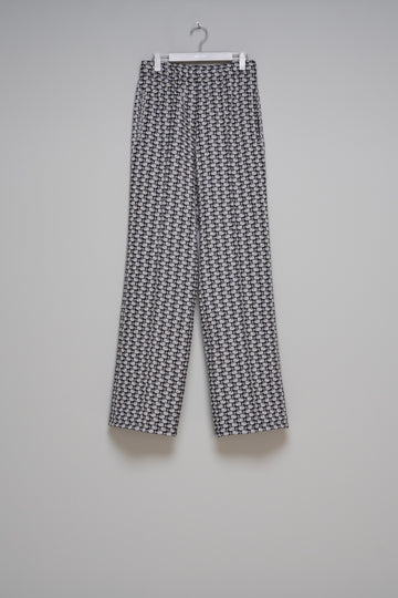 MASU  SWAN MONOGRAM TRACK PANTS(BLACK)