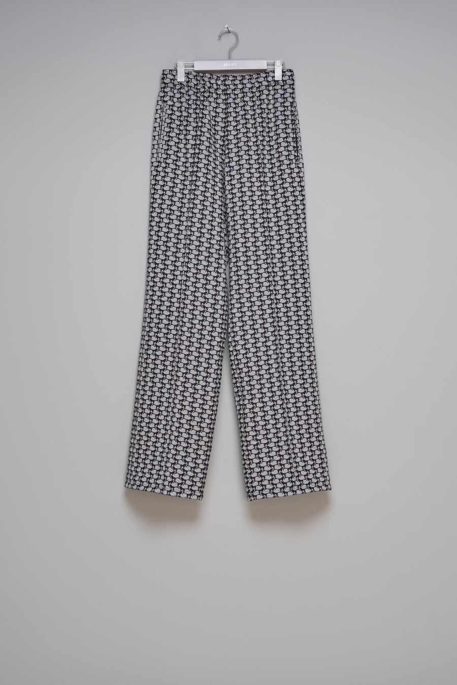 MASU  SWAN MONOGRAM TRACK PANTS(BLACK)