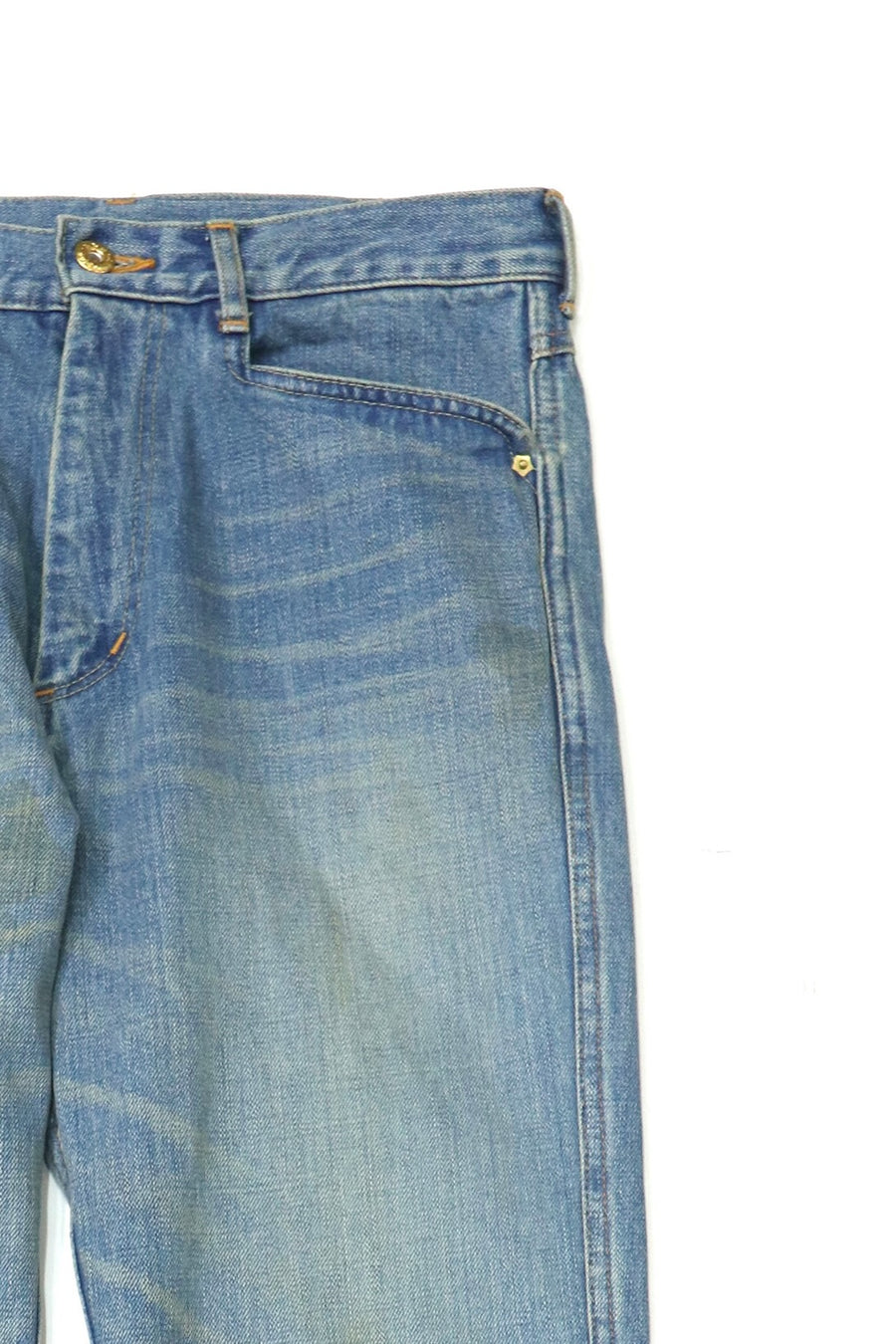 HOMMENA  Boots Cut Western Denim Pants