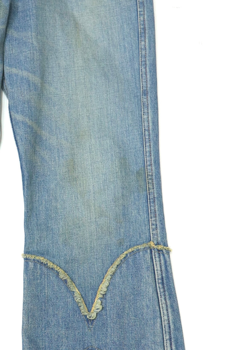 HOMMENA  Boots Cut Western Denim Pants
