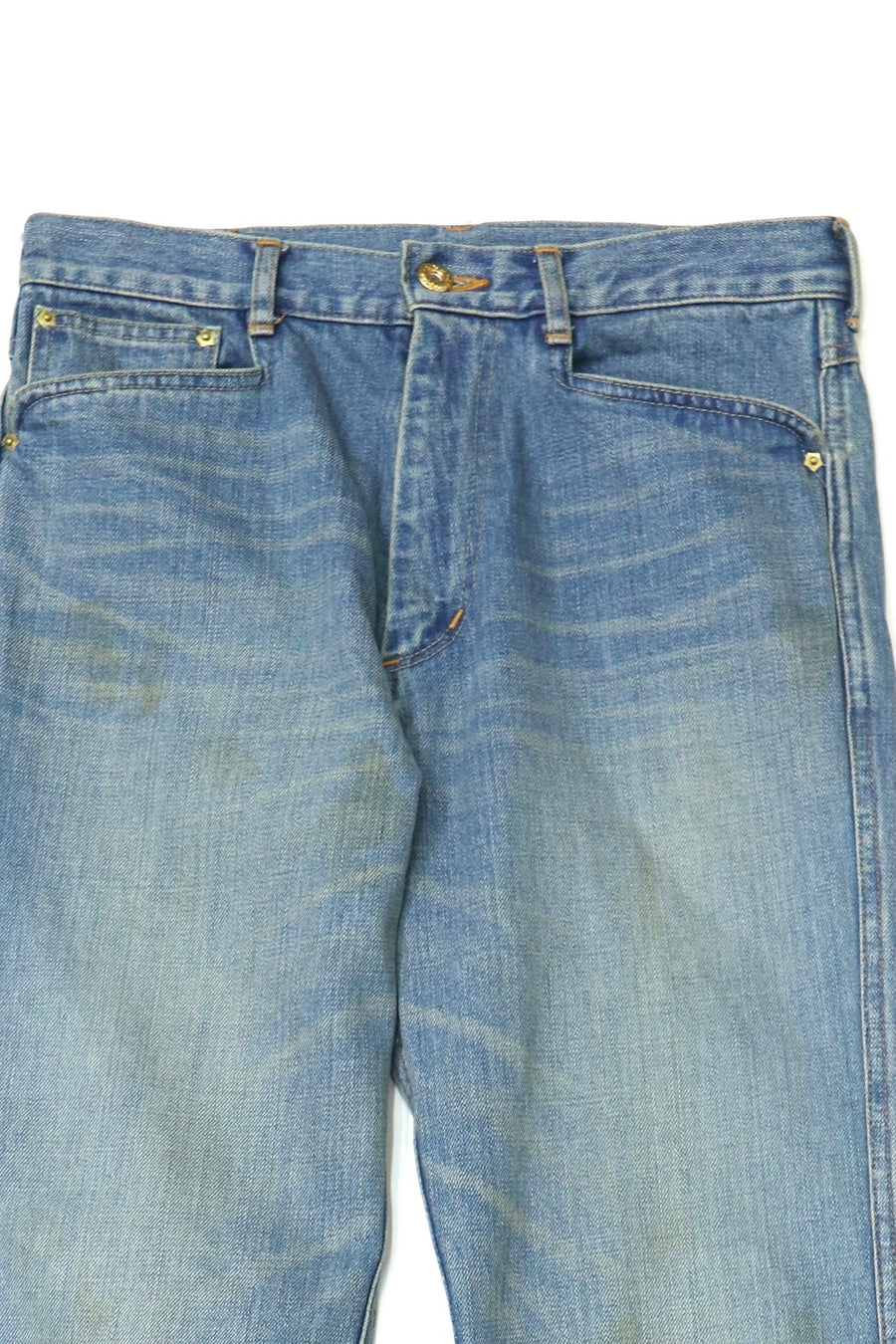 HOMMENA  Boots Cut Western Denim Pants