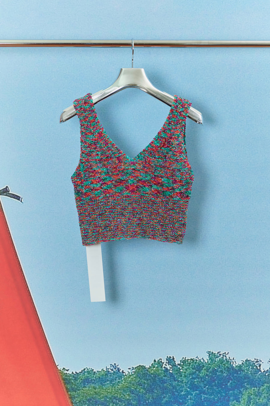 トップス kotohayokozawa DOCKING KNIT TANK kotohayokozawa(コトハヨコザワ)のMIST SHAGGY KNIT TOPの通販