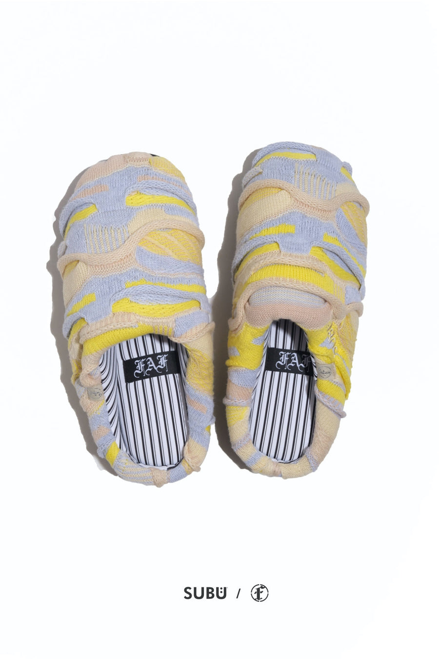 FAF × SUBU  3D Knit Sandals(YELLOW)