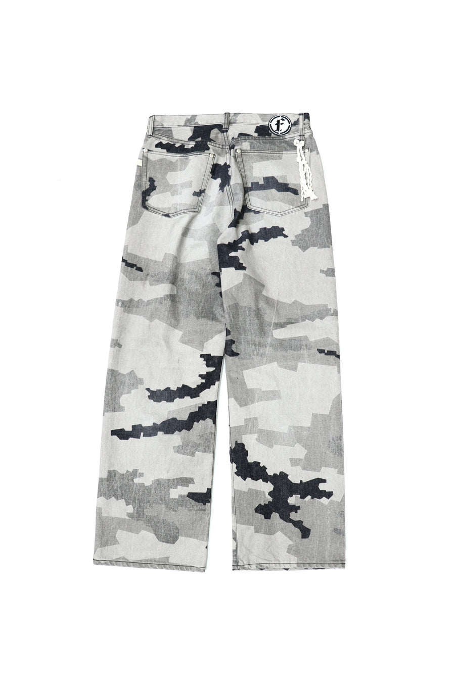 FAF × PALETTE art alive  CAMO AGED DENIM PANTS(SHADOW CAMO)