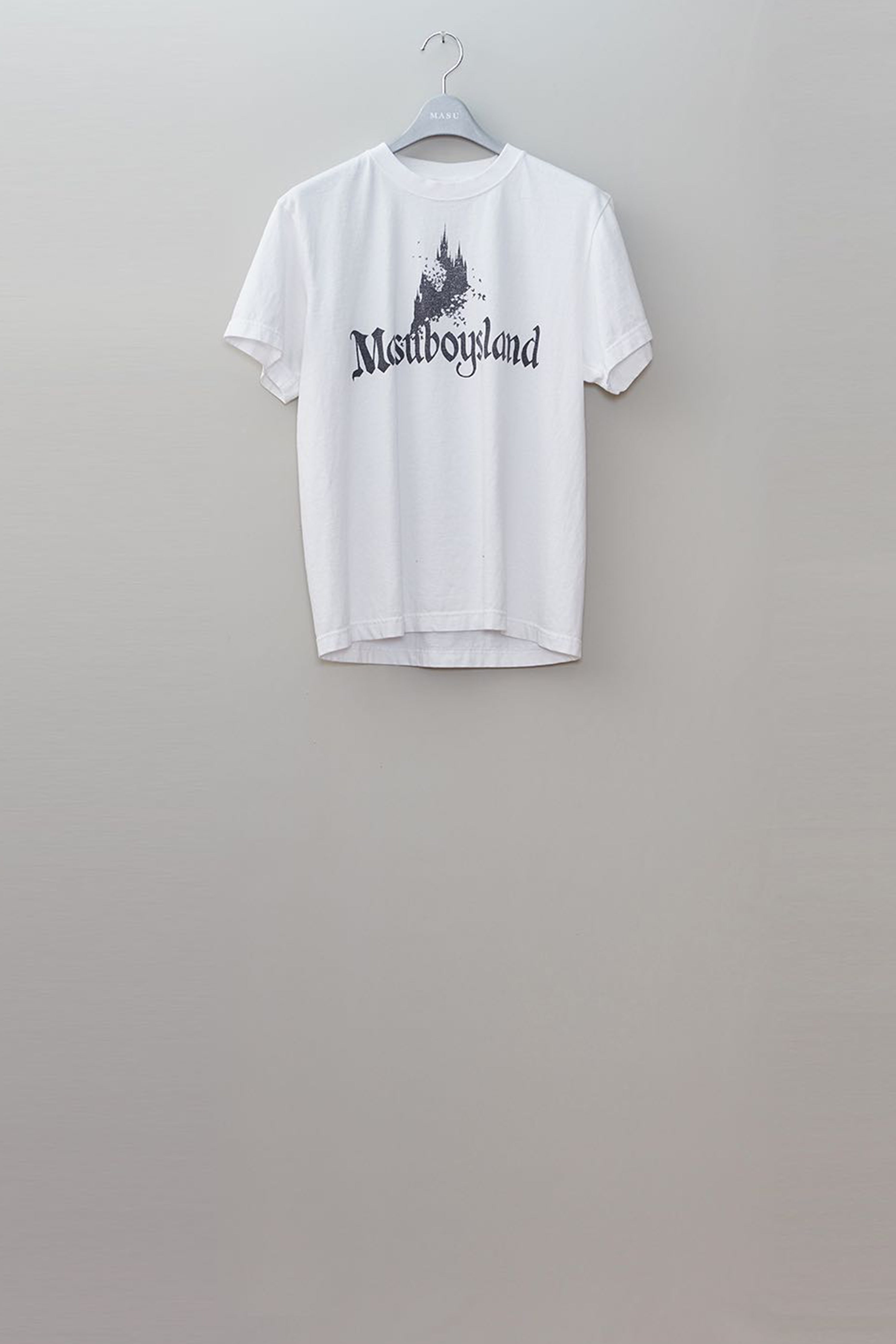 トップス MASU MASUBOAND T-SHIRTS 44 MASU(エムエーエスユー)のMASUBOYSLAND T-SHIRTS WHITEの通販｜PALETTE
