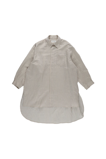 【25ss先行予約】BELPER  2025ss STRIPE SHIRT(DOUBLE ST) ※3月入荷予定予約品