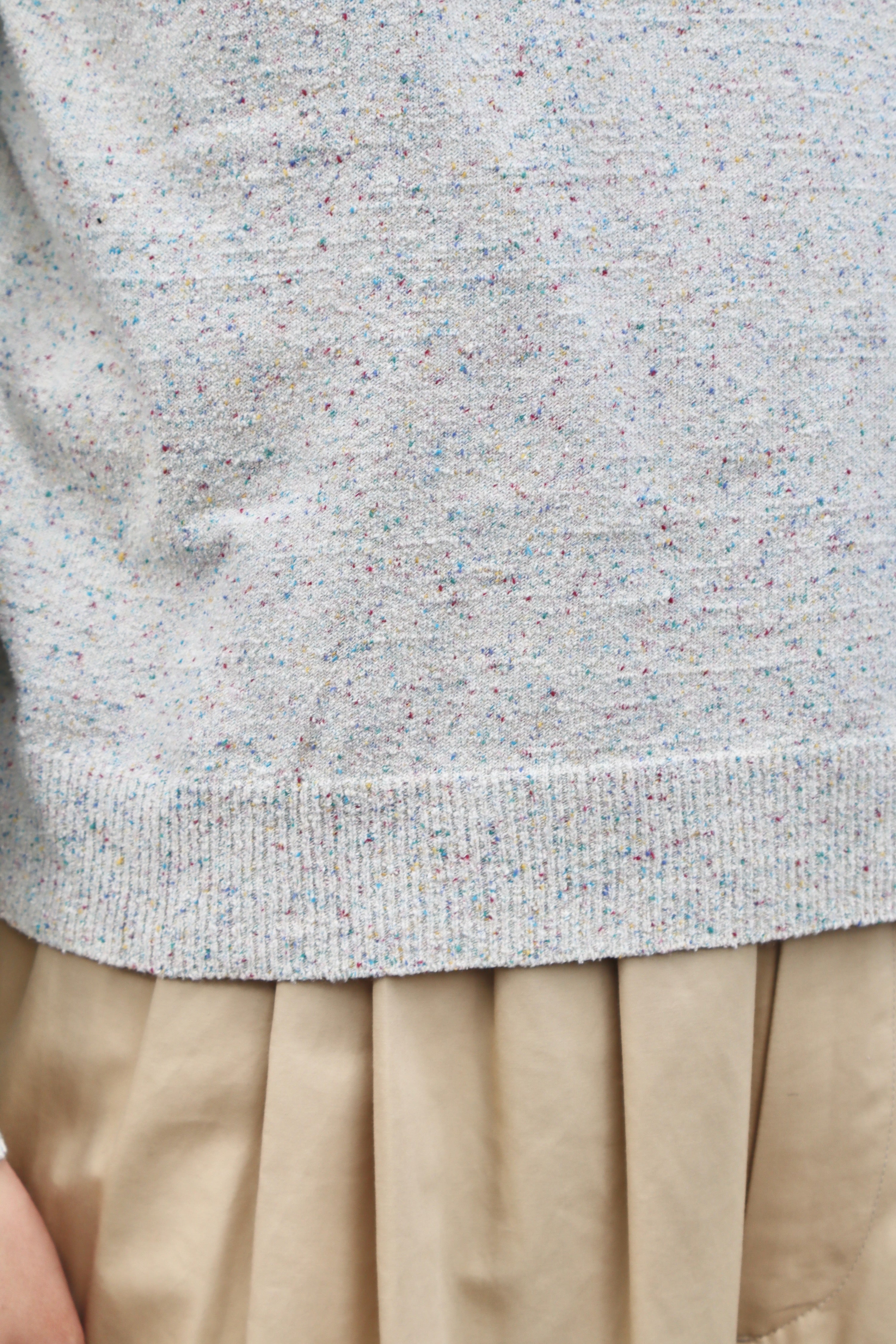 MASU(エムエーエスユー)のSILK NEP SWEATER WHITEの通販｜PALETTE art