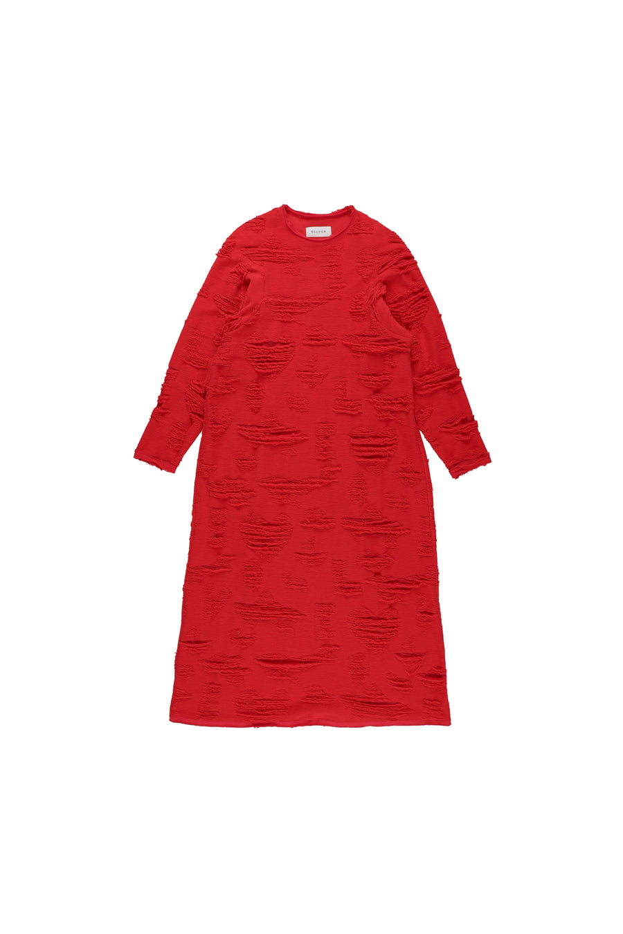 【25ss先行予約】BELPER  2025ss LOVE LONG SWEATSHIRT(RED) ※2月入荷予定予約品