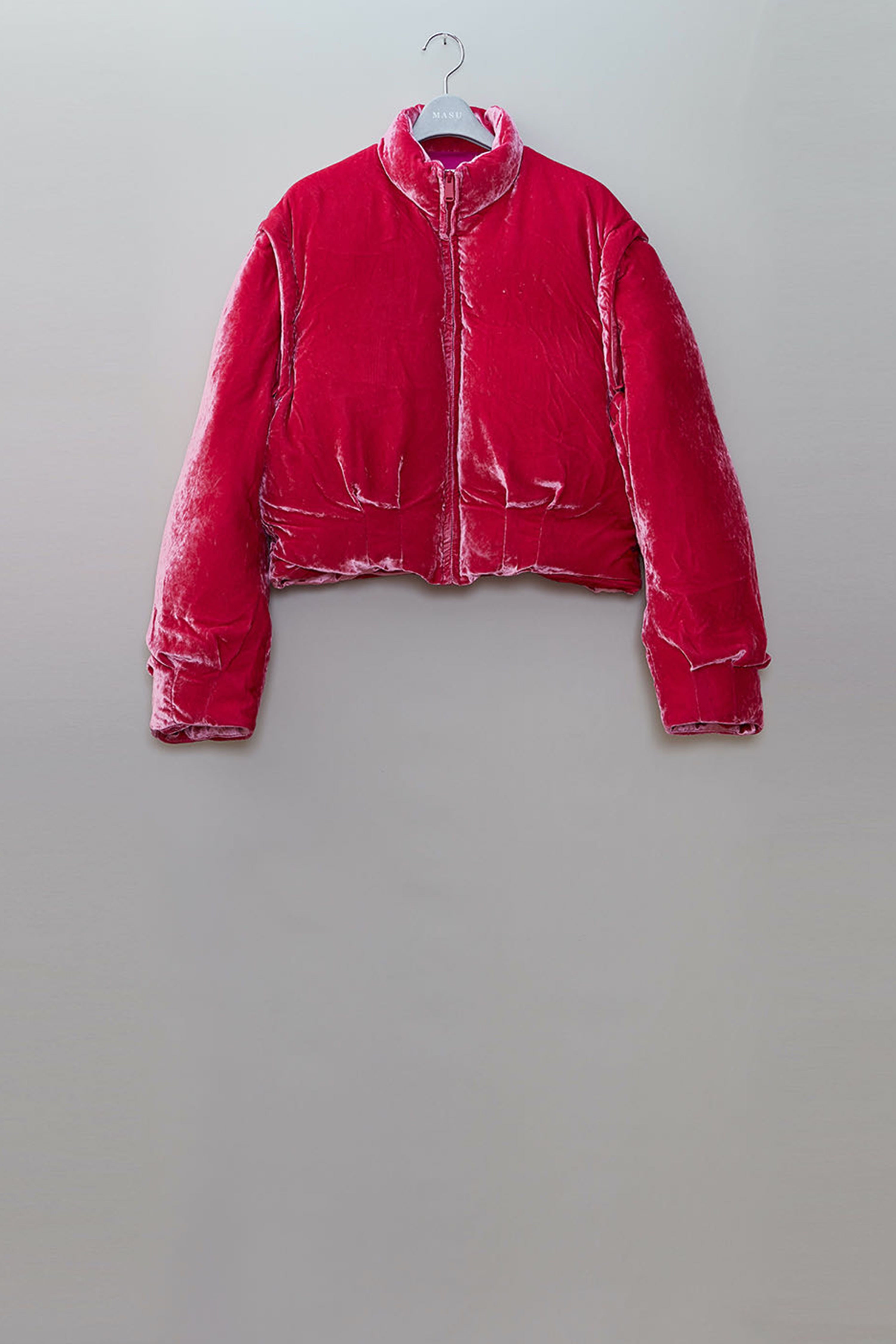 MASU(エムエーエスユー)のVELVET PUFFER JACKET PINKの通販｜PALETTE