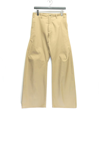 FILME FILLED  Tapered Straight Pants(BEIGE BROWN)