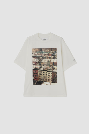 JOHN MASON SMITH × TIM BARBER roof top S/S T-SHIRT