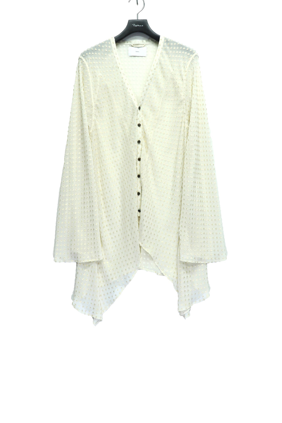 SUGARHILL(シュガーヒル)のTWINKLE SHEER DRAPE SHIRT ECRUの通販 
