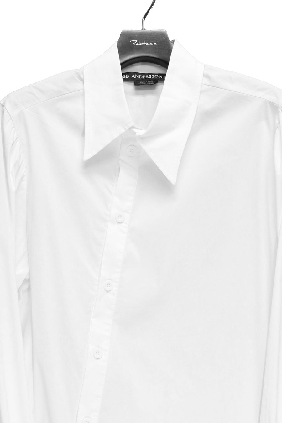 ANDERSSON BELL  BOUQUET ASYMMETRIC SHIRTS(WHITE)