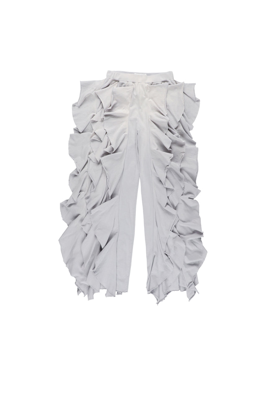 【25ss先行予約】BELPER  2025ss BLEACHED RUFFLE PANTS(WHITE) ※3月入荷予定予約品