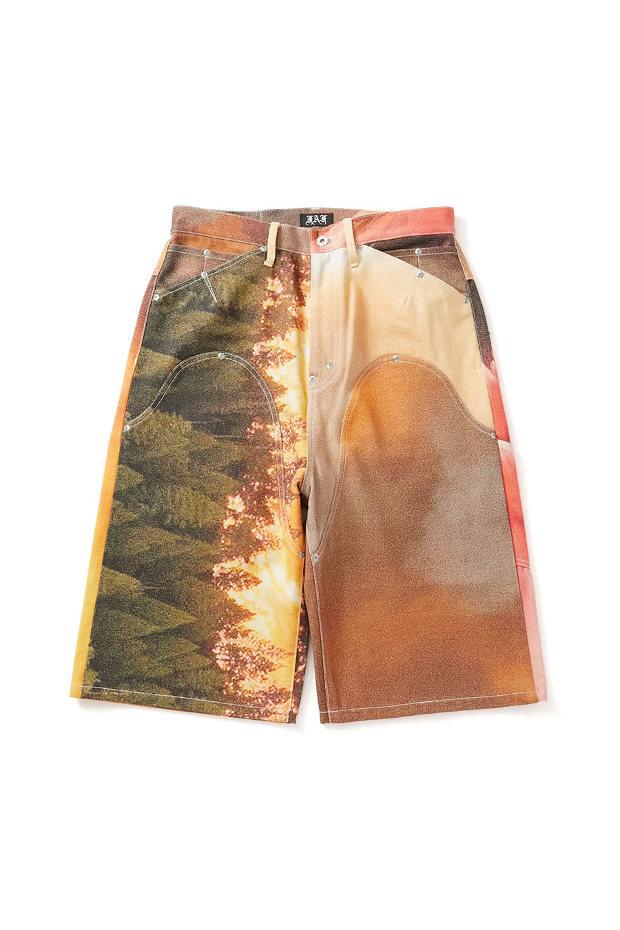 FAF(エフエーエフ)のNEWCOMMUNE Baggy Denim Shorts Rigidの通販 