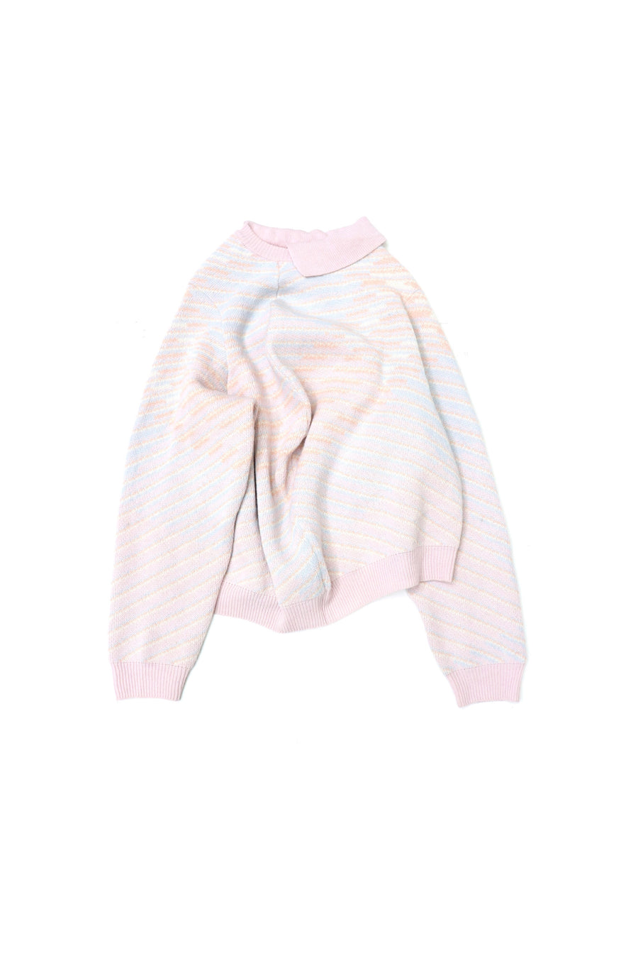 HOMMENA  Big Drape Check Knit PO