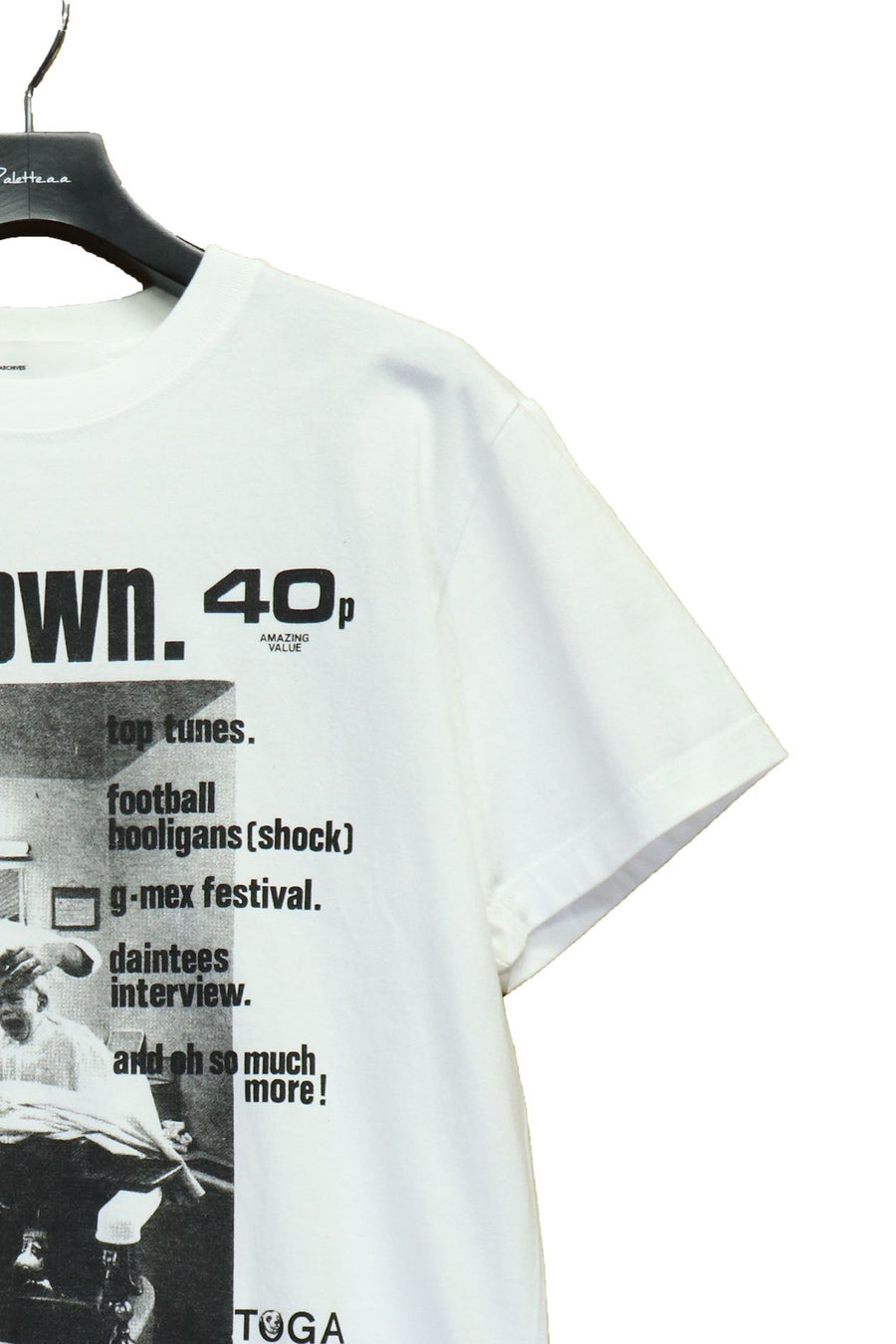 TOGA VIRILIS  Print T-shirt ISSUE ONE BOY'S OWN SP(WHITE)
