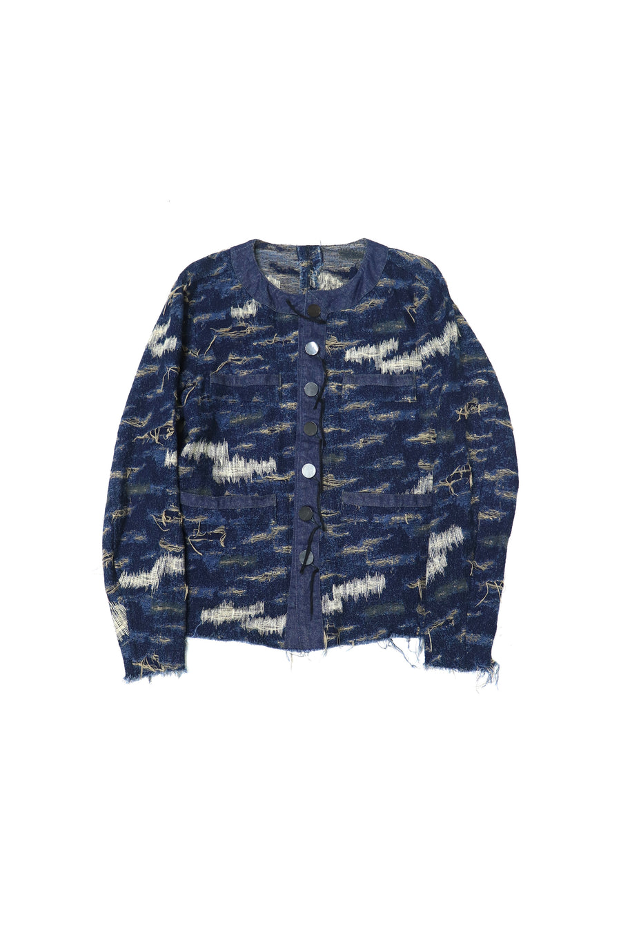 Minus (-) マイナス トラック デニム ジャケット MINUS(マイナス)のMoins Jacket R&D 100YEARS DENIMの通販｜PALETTE