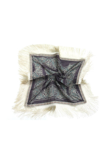 SUGARHILL  FRINGE BANDANA(PURPLE)