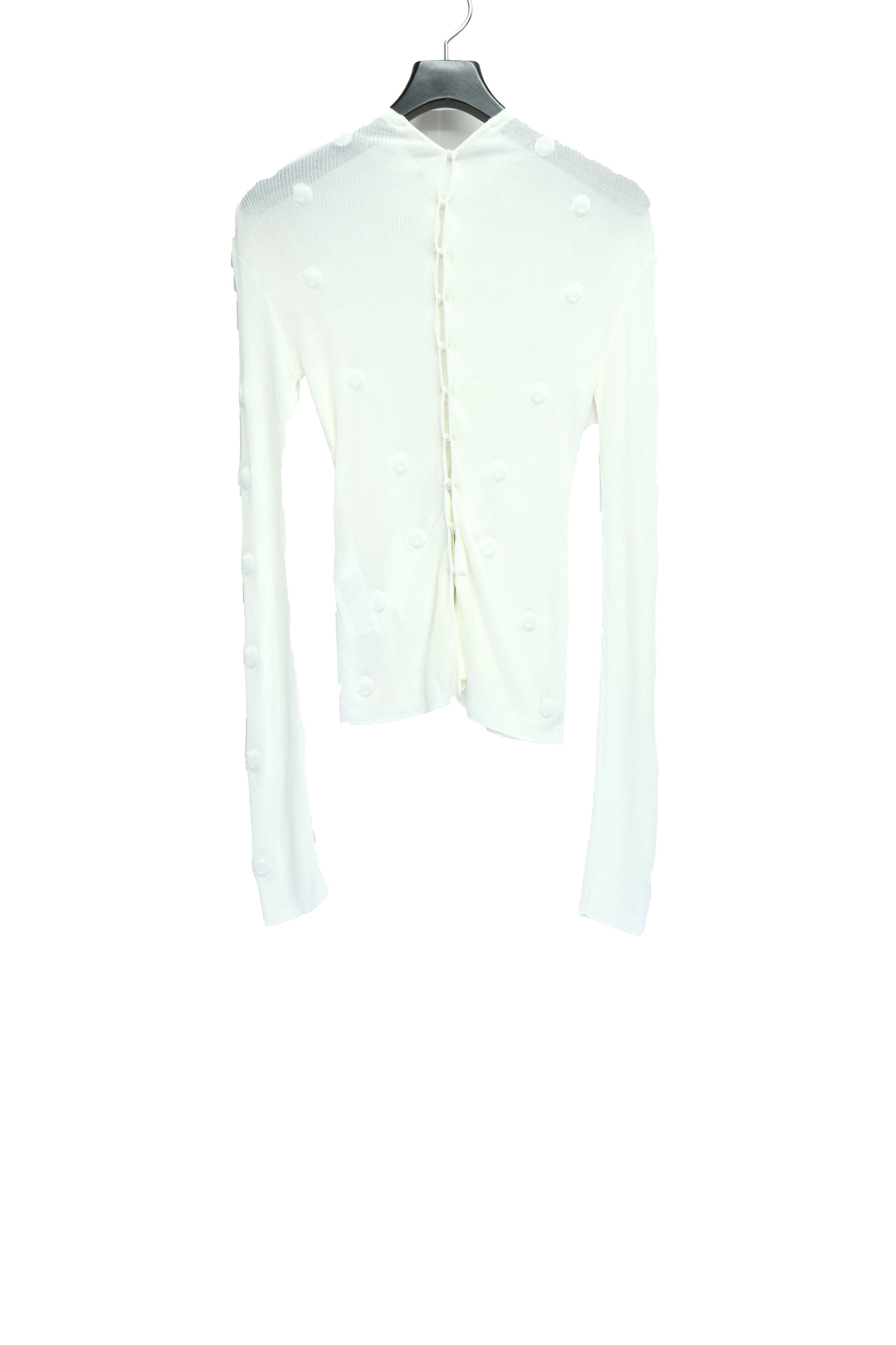mukcyen(ムッシャン)のsnap orbit cardigan WHITEの通販｜PALETTE art
