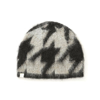 FAF BEANIE MOHAIR HOUNDSTOOTH 【完売品】faf モヘアビーニー Beanie Mohair FAF(エフエーエフ)のHoundstooth 帽子