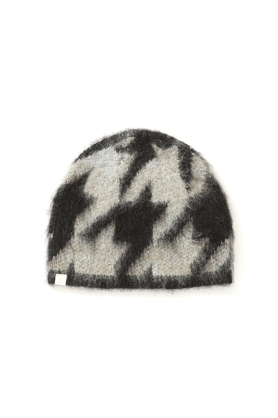 FAF  Houndstooth Mohair Beanie(BLACK)