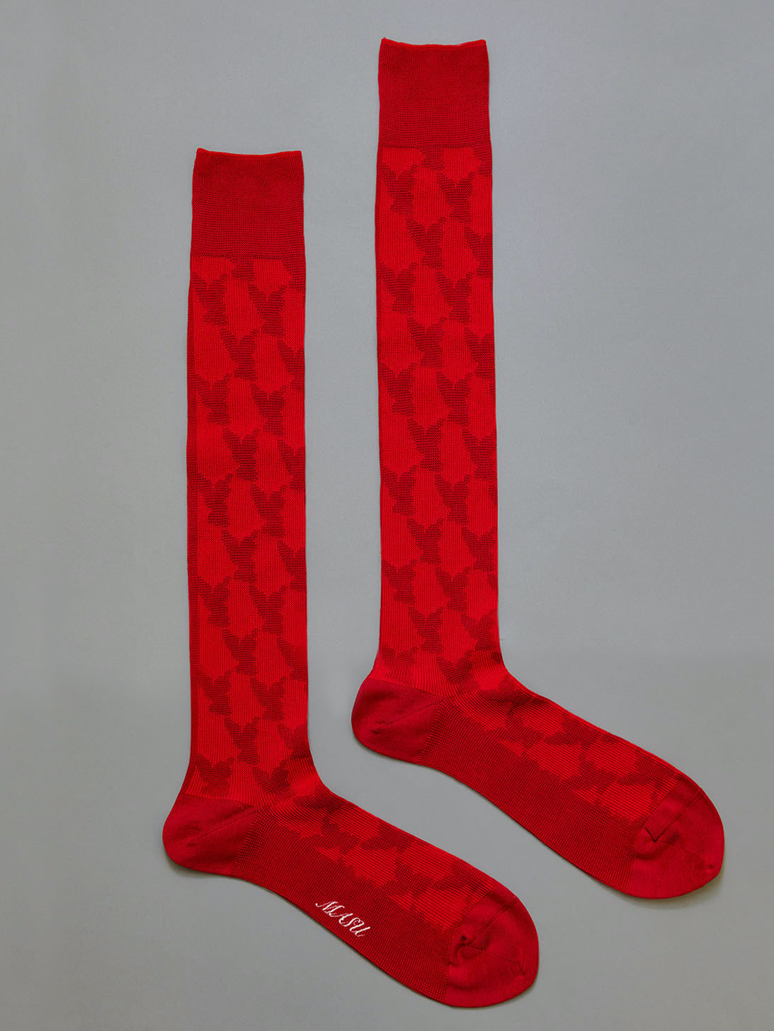 MASU(エムエーエスユー)のANGEL MONOGRAM SOCKS REDの通販｜PALETTE