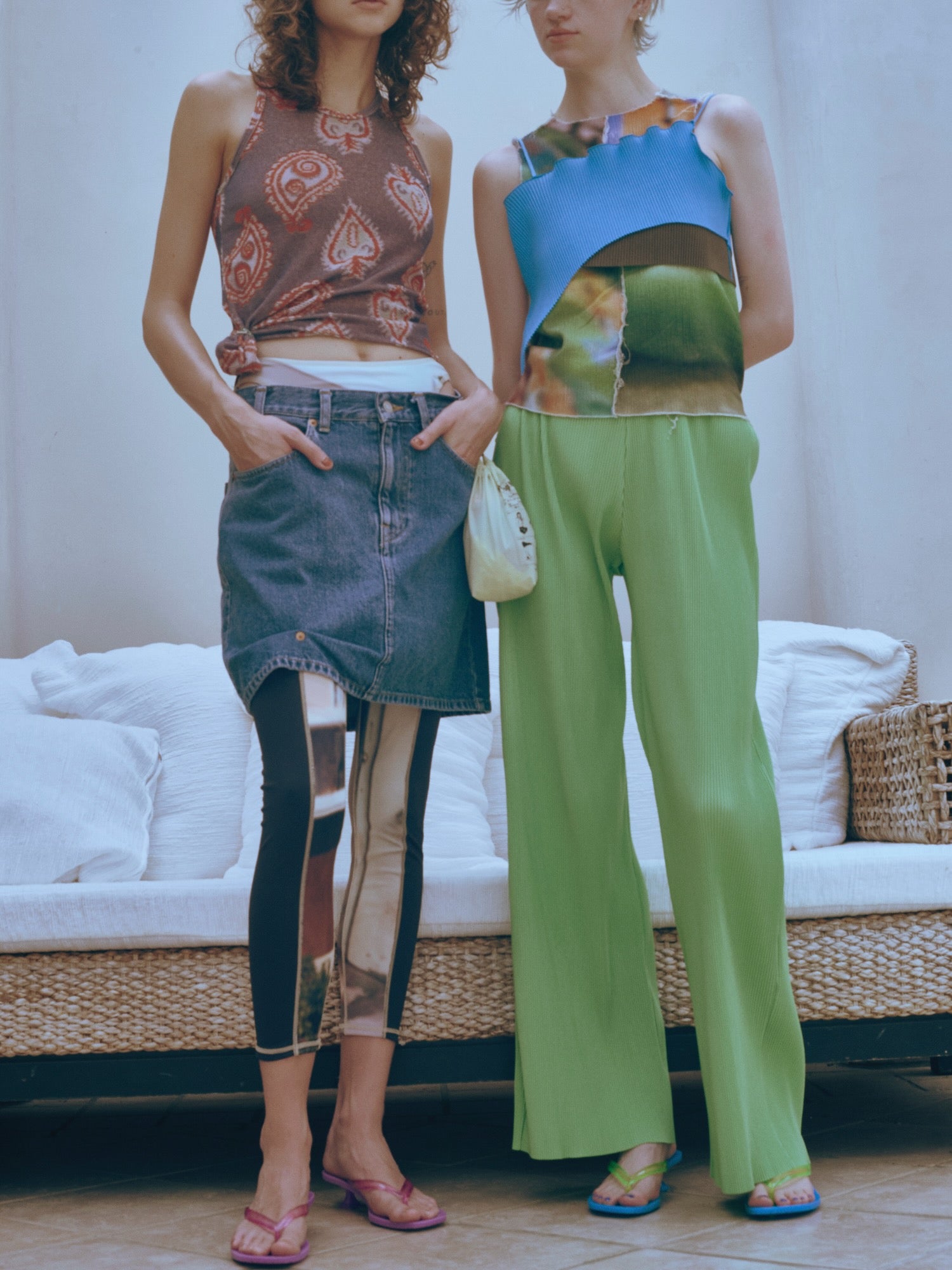 kotohayokozawa(コトハヨコザワ)のT*D* WAVE CAMISOLE BLUEの