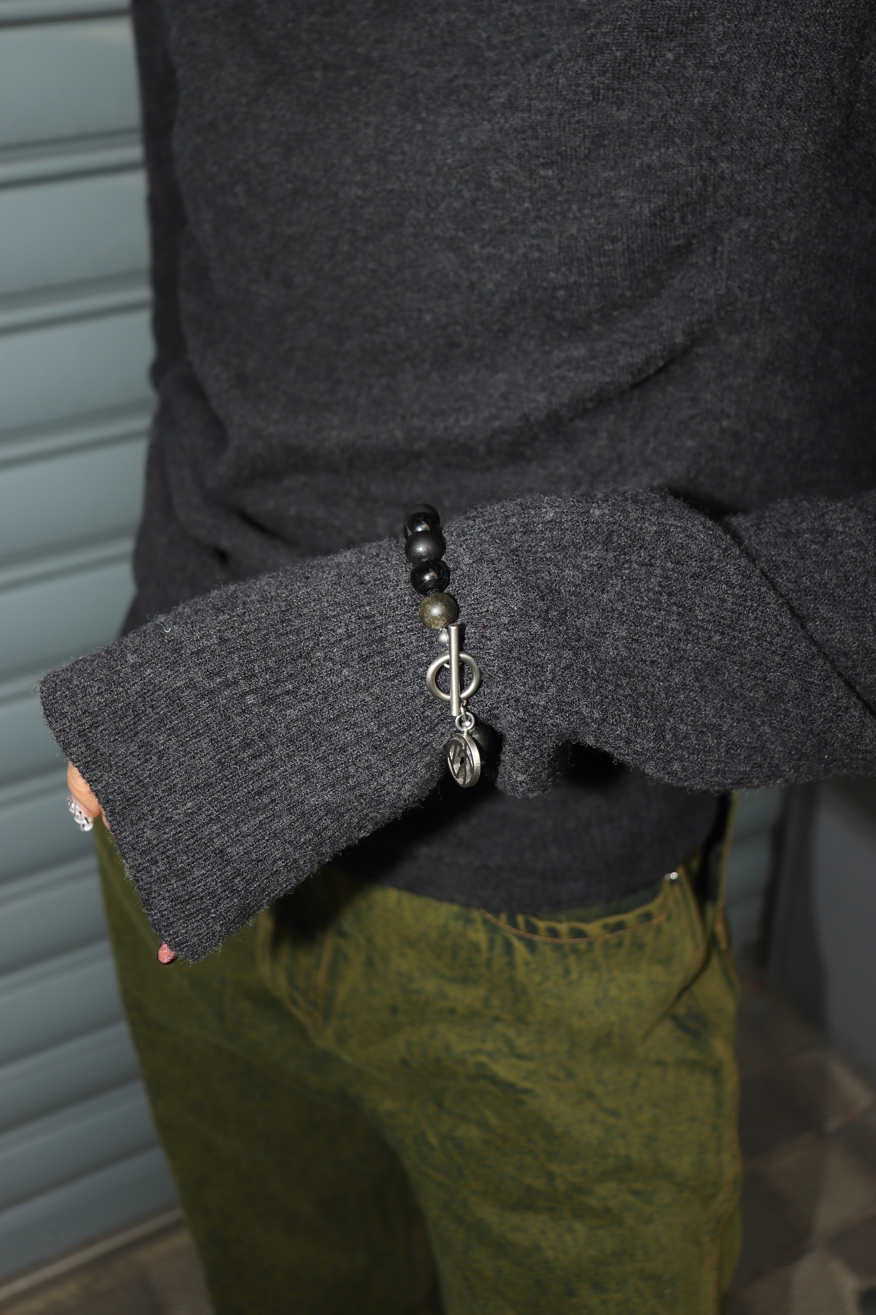 SOSHIOTSUKI(ソウシオオツキ)のJUZU BRACELET BLACK SILVERの通販