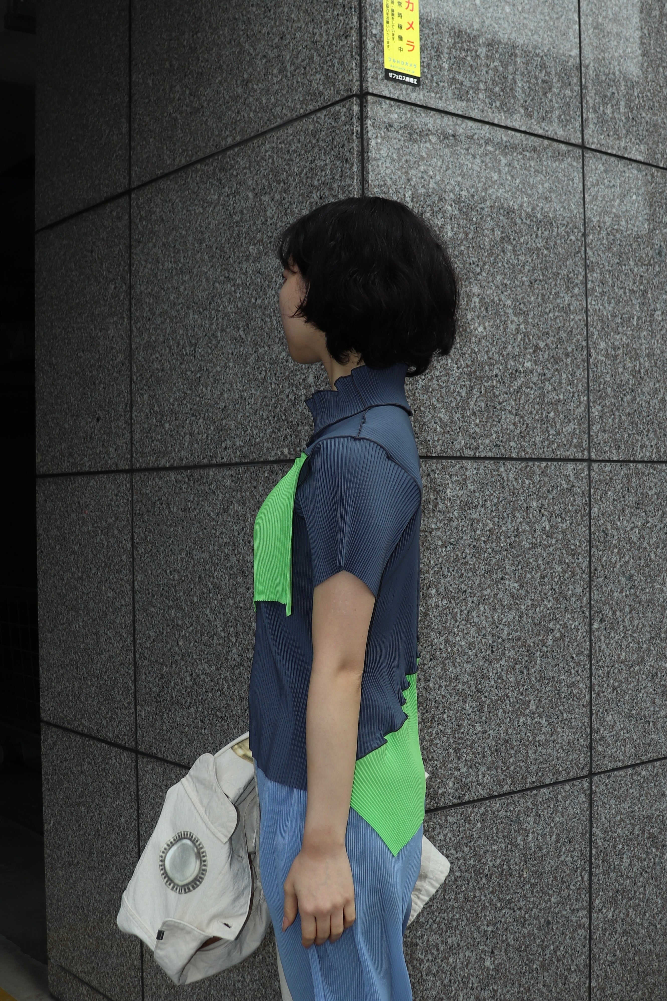 kotohayokozawa(コトハヨコザワ)のSPIRAL WAVE SHORT SLEEVE TOP *HIGH