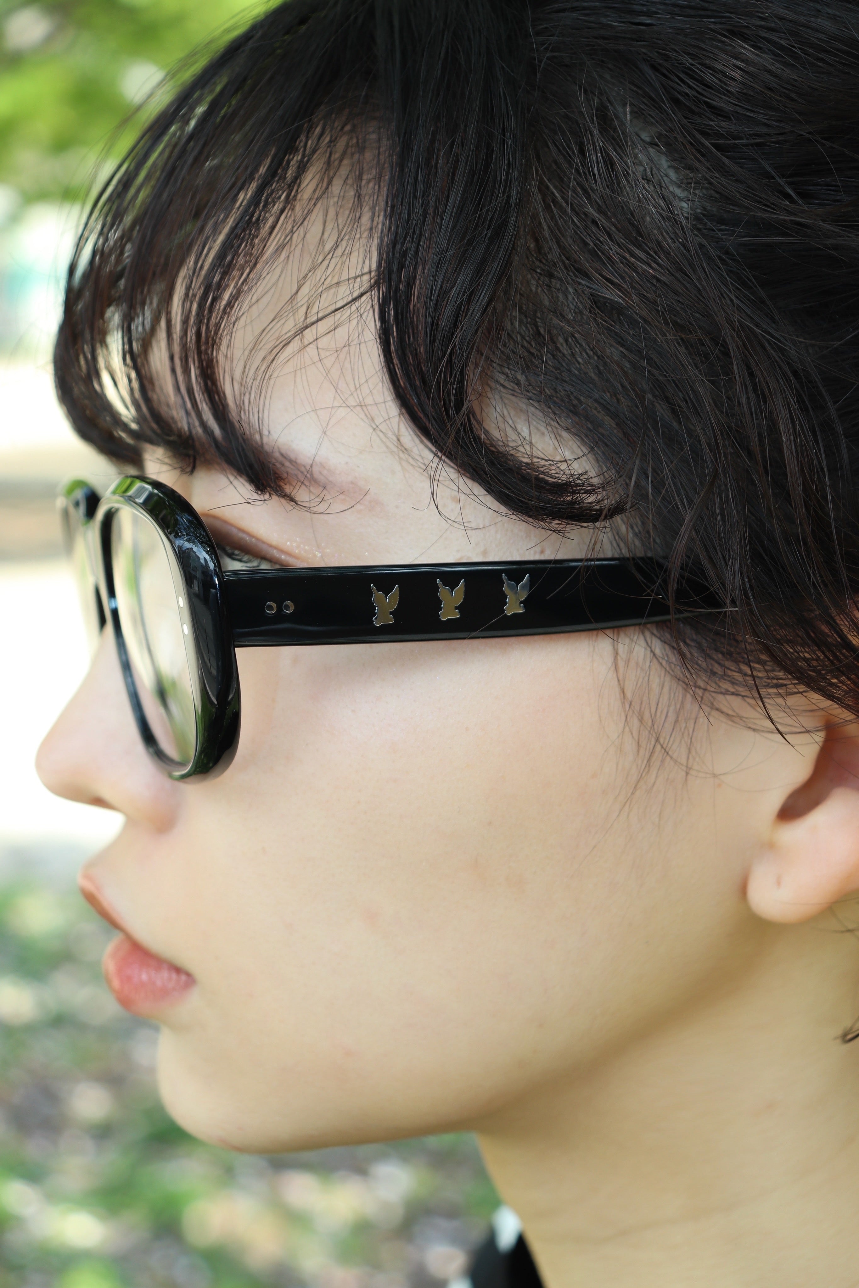 MASU(エムエーエスユー)のBLANC OVAL SHAPE SUNGLASSES BLACKの通販