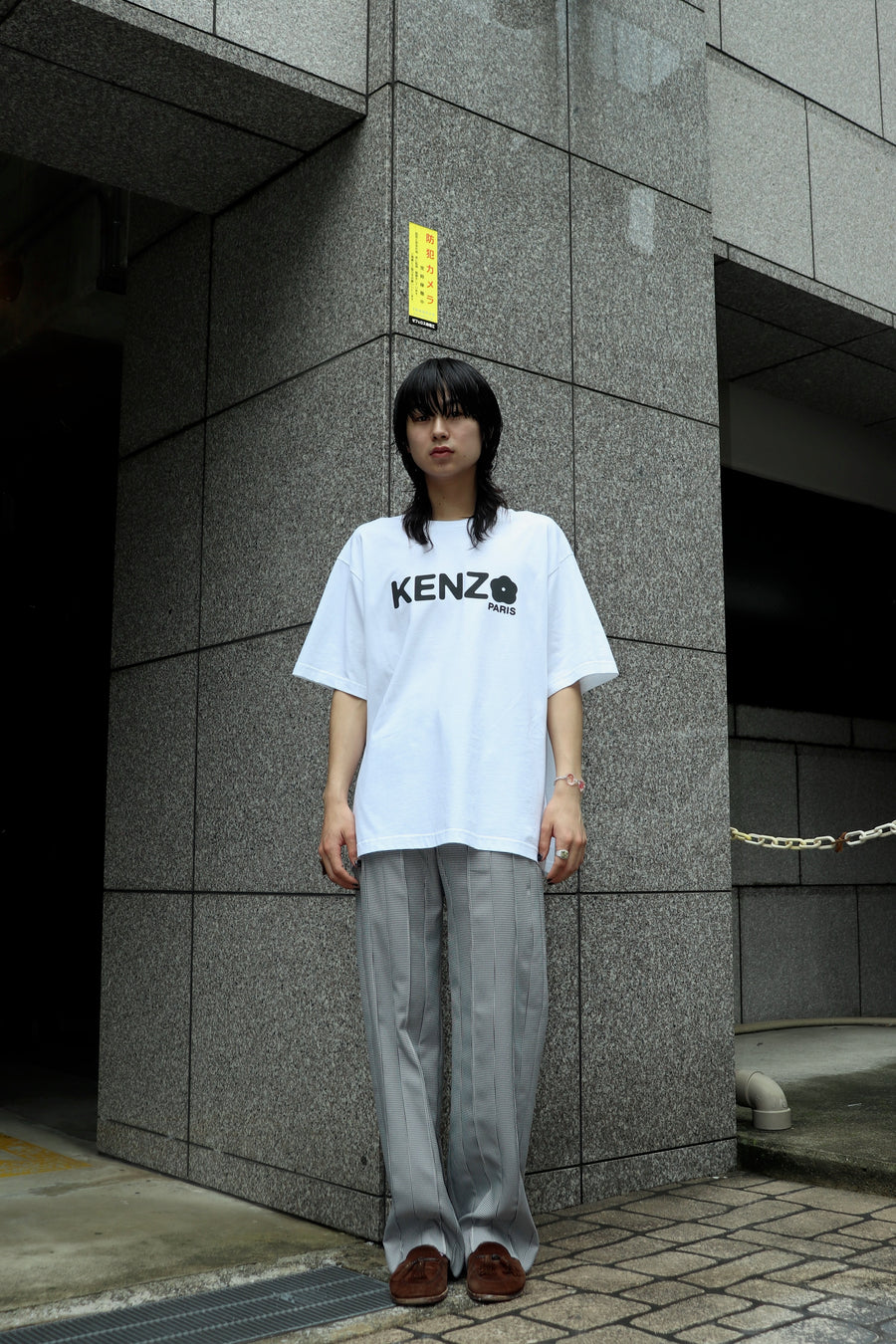 KENZO  GOTS BOKE FLOWER 2.0 OVERSIZE TSHIRT(WHITE)