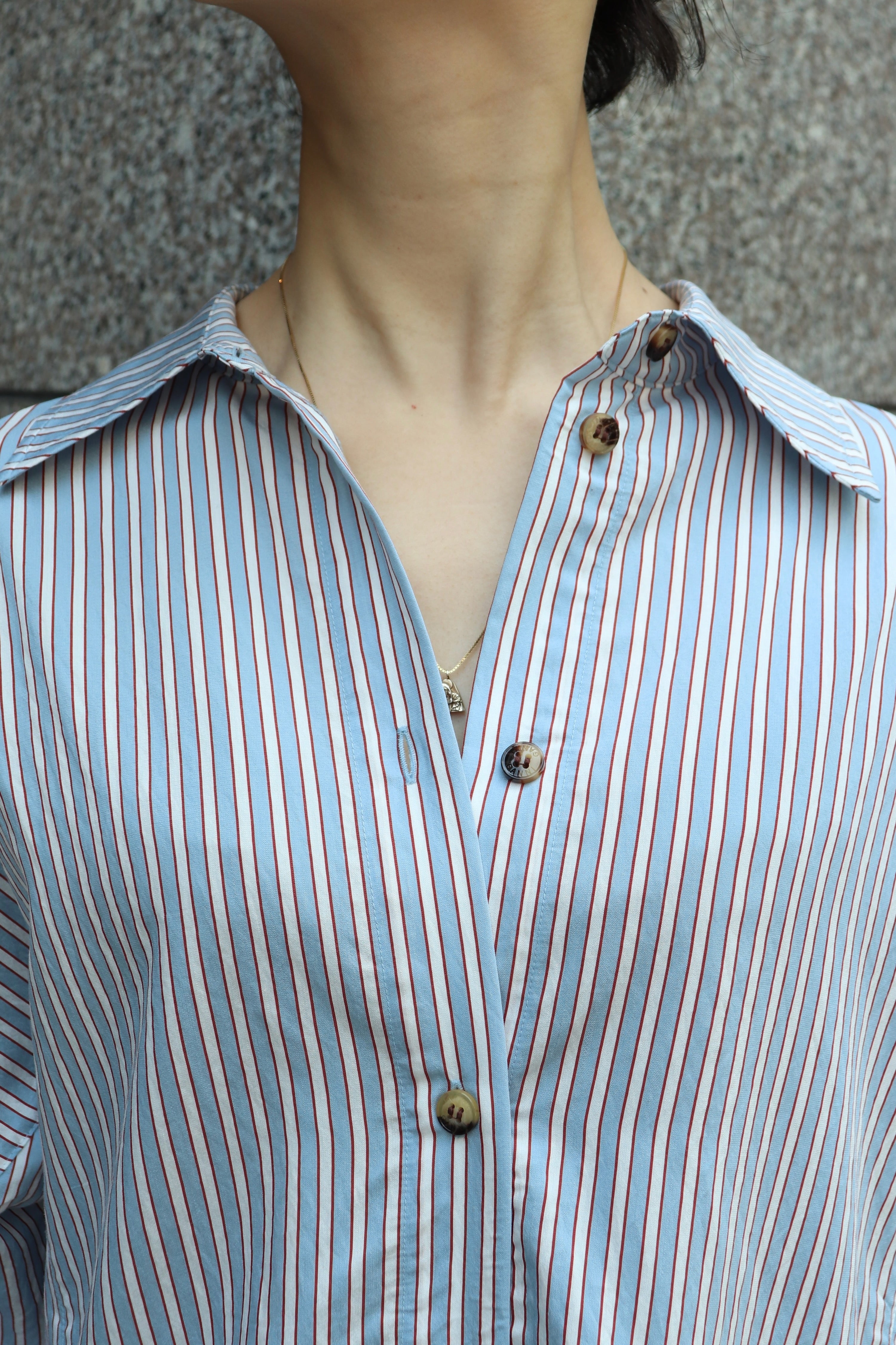 GANNI(ガニー)のYarn Dyed Stripe Shirtの通販｜PALETTE art aliveの