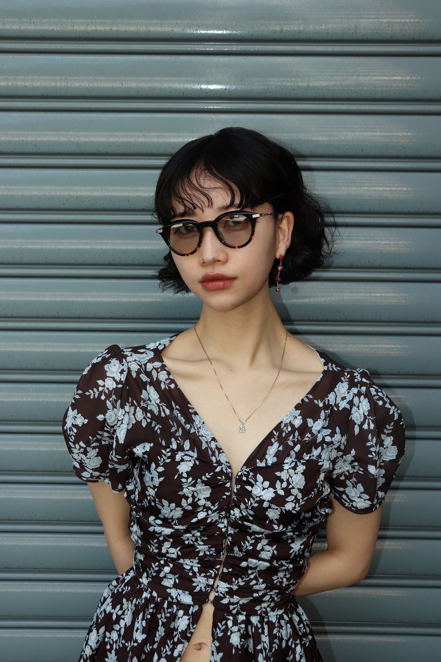 Lunetta BADA  78/03 0560(DARK DEMI・GRACE GOLD / LIGHT SMOKE)