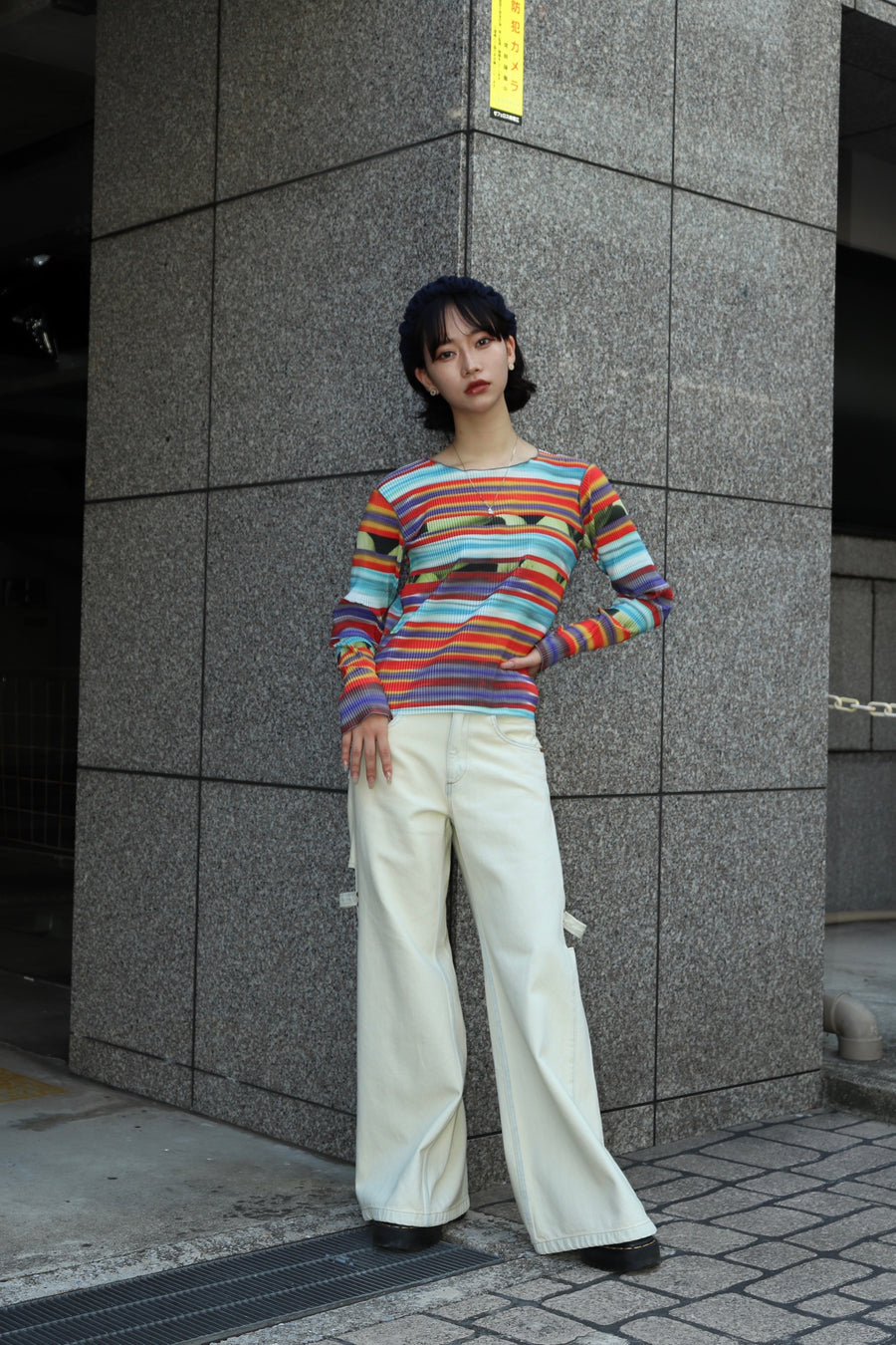 kotohayokozawa  GRAPHIC TOP(RAINBOW)