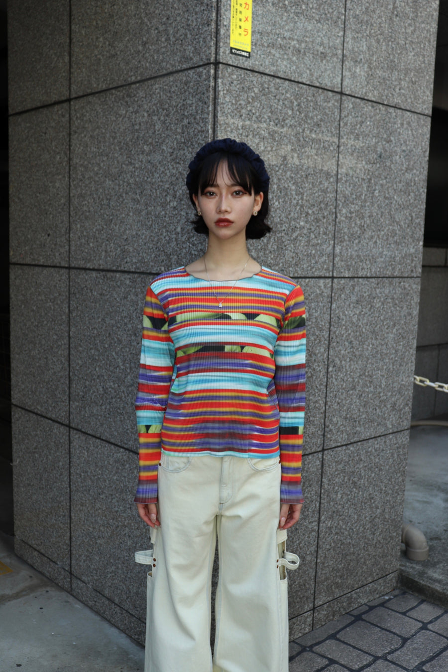 kotohayokozawa  GRAPHIC TOP(RAINBOW)