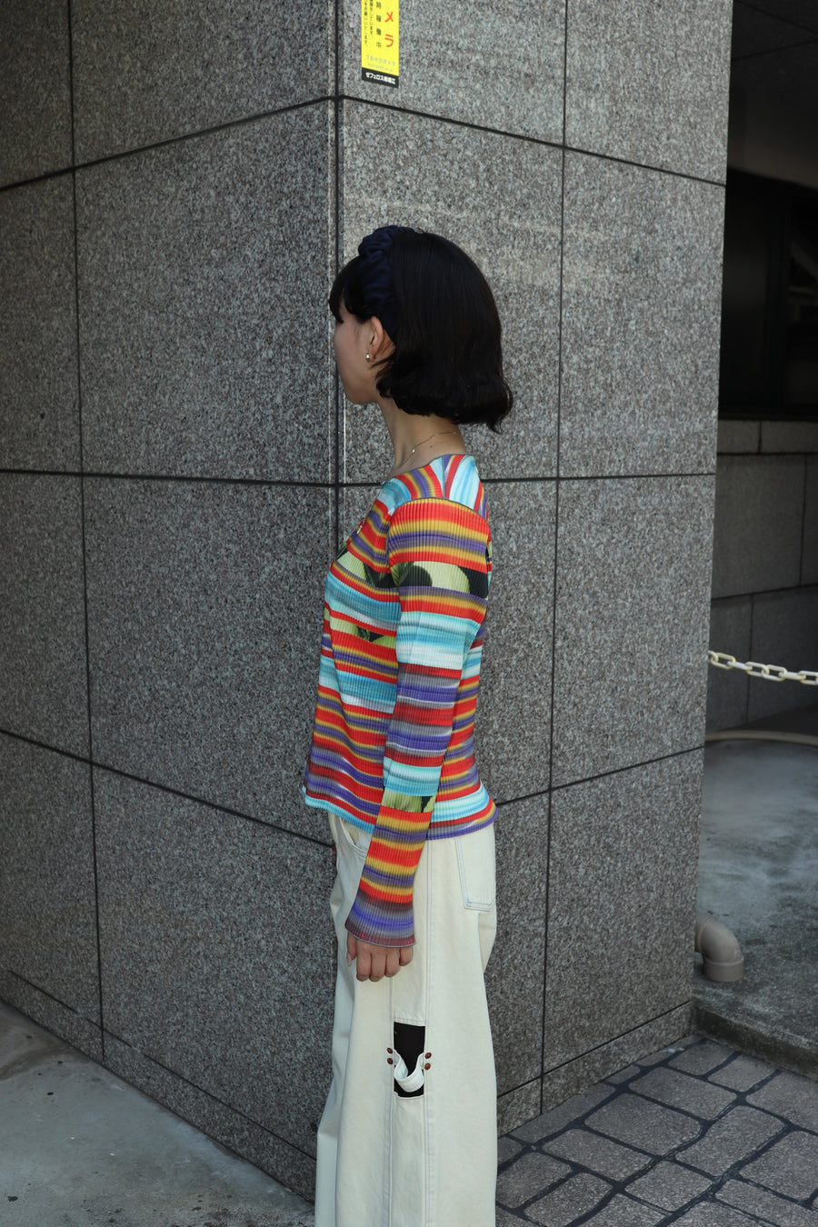 kotohayokozawa  GRAPHIC TOP(RAINBOW)