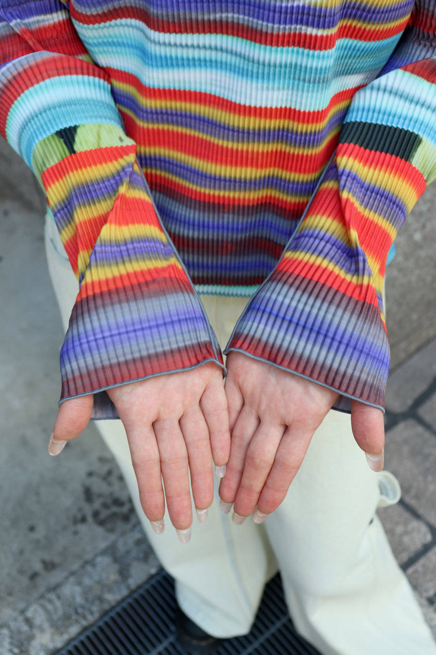 kotohayokozawa  GRAPHIC TOP(RAINBOW)