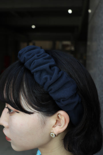 kotohayokozawa  SPA HEADBAND HEAVYWEIGHT(BLUEBERRY)