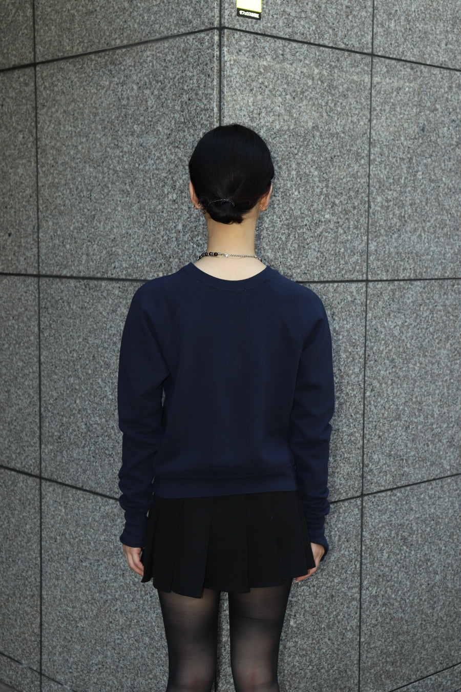 kotohayokozawa  HEAVYWEIGHT CUFF-GLOVE TOP(BLUEBERRY)