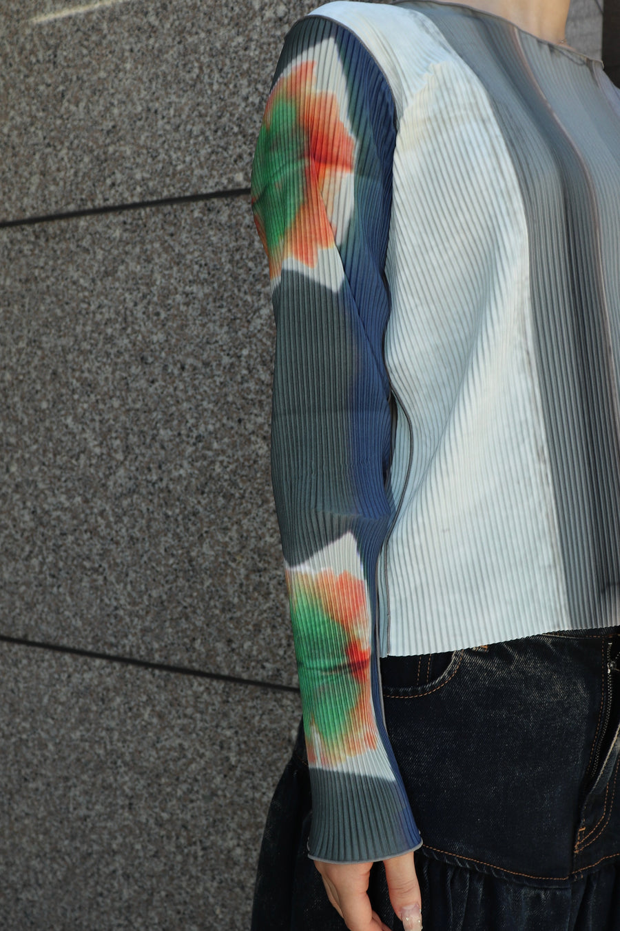 kotohayokozawa  GRAPHIC TOP(GREEN)