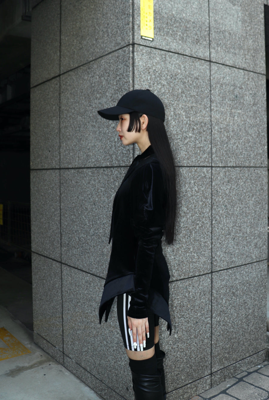 SHIORI MIKATA  bowtie velvet top