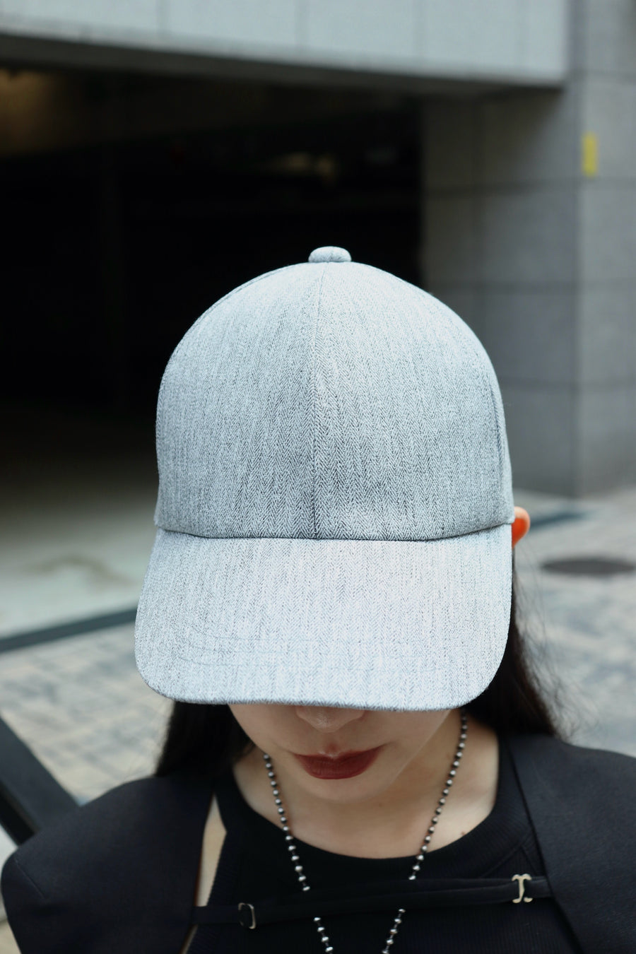 SHIORI MIKATA  wool like round cap(GRAY)