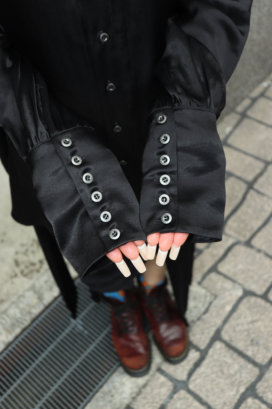 mukcyen  blousing shirt