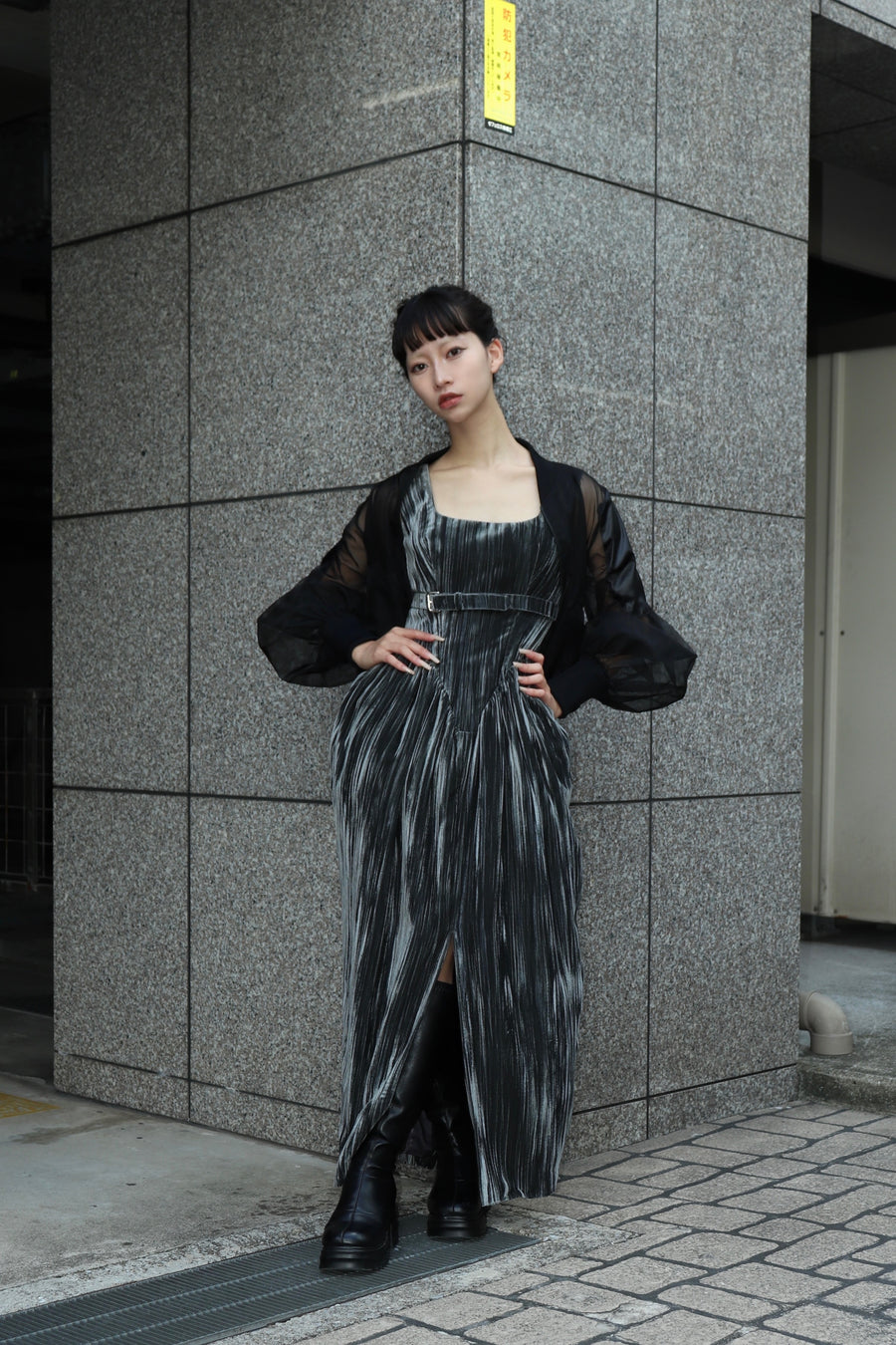 FETICO  Velvet curvy dress