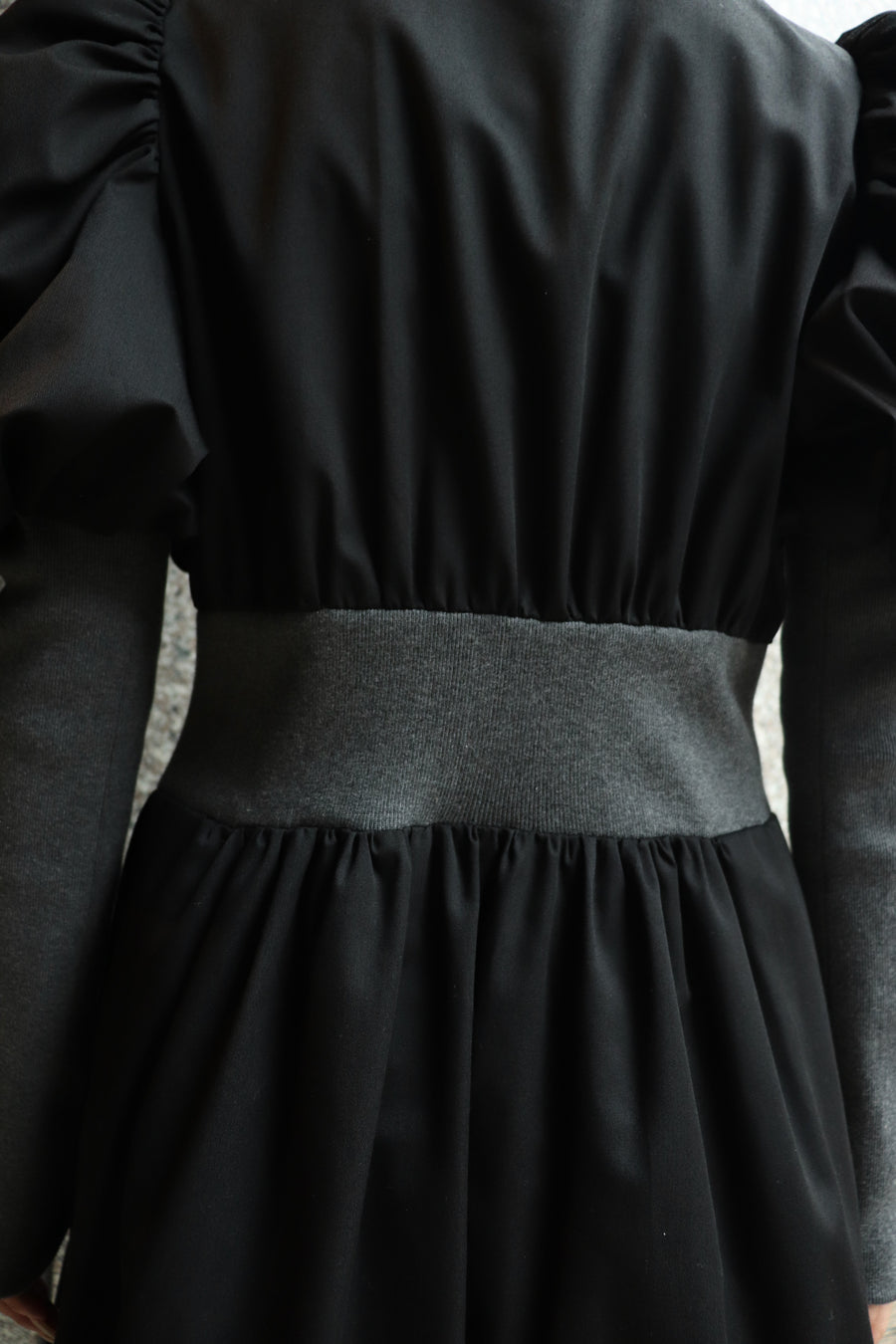 SHIORI MIKATA  tight fit rib coat