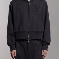 MASU(エムエーエスユー)のMB ZIP-UP HOODIE BLACKの通販｜PALETTE art