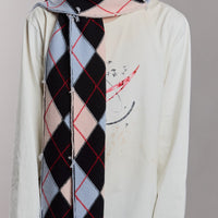 MASU(エムエーエスユー)のDIAMOND SCRAPPED SCARF BLACK