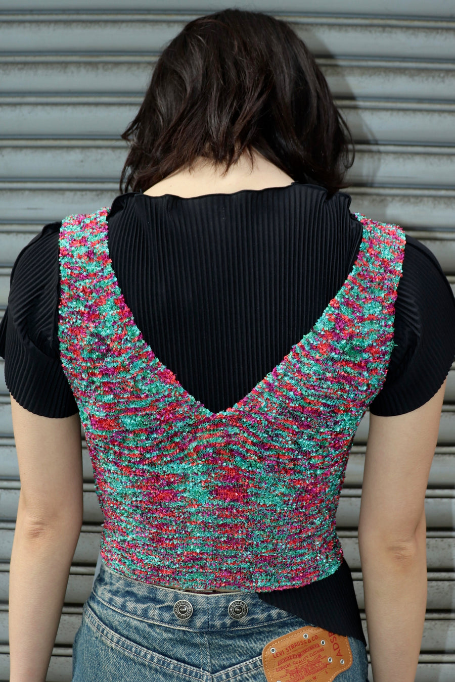 kotohayokozawa(コトハヨコザワ)のMIST SHAGGY KNIT TOPの通販