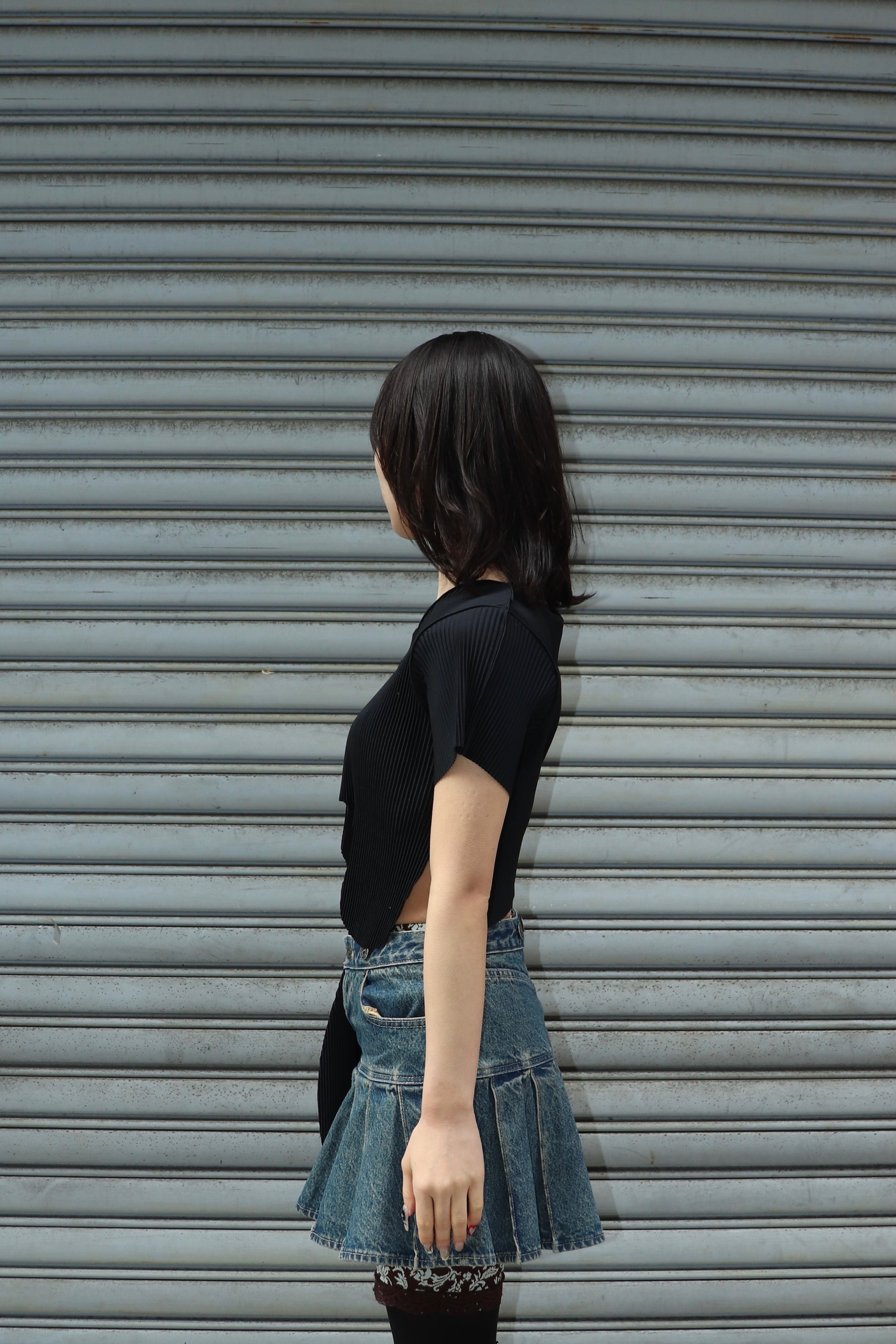 kotohayokozawa(コトハヨコザワ)のCHOPPED TOP SHORTSLEEVEの通販